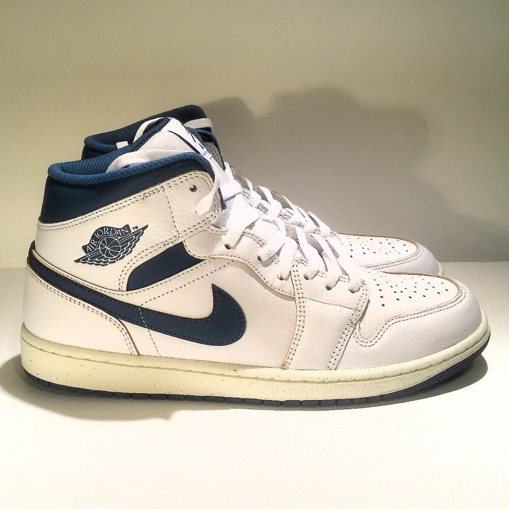 Air Jordan 1 Retro Shoes Size 11.5 Mid Industrial Blue NEW IN BOX